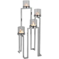 Kerzenständer Kerzenleuchter Kerzenhalter silber  Fink  GRANT Höhe 56 cm