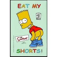 Dekospiegel KS166 Simpsons, The - Eat My Shorts - Bedruckter Spiegel