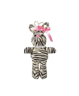 wouf - Hasen-Charm - Zebra-Hit pink/schwarz/weiß - Gr. - OS