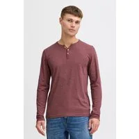 !Solid Rundhalsshirt SDVolko Klassisches Longsleeve mit Knopfleiste