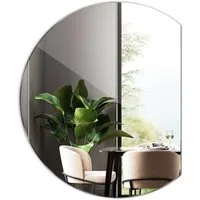 Tulup Badspiegel HalbRund Wanddeko Spiegel Wand Modern Glas Kosmetikspiegel