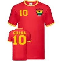 Blondie & Brownie T-Shirt Herren Ghana Afrika Cup Sport Trikot Fußball Football Meister WM