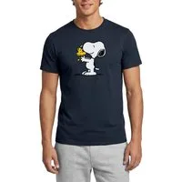 Spreadshirt T-Shirt Peanuts Snoopy Und Woodstock Männer T-Shirt (1-tlg)