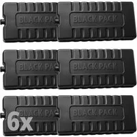 ToCi Kühlakku BLACK PACK Kühlakku Sets 220ml - Wiederverwendbare Kühlakkus Schwarz