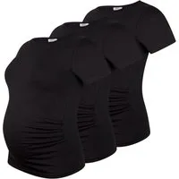 M.M.C. Umstandsshirt Basic Umstandsmode Kurzarm (3-tlg)