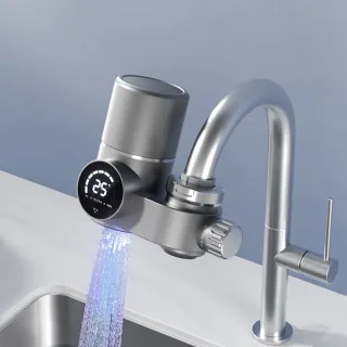 Smart Digital Display Temperature Control Faucet Water Purifier 304 Stainless Steel 8-Layer Filtration with Filter Eleme