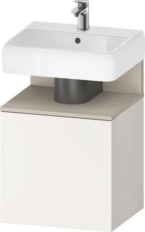Duravit Qatego Waschtischunterbau wandhängend Weiß Supermatt 490x420x645 mm - QA4077L83840000 QA4077L83840000