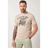 JP1880 T-Shirt T-Shirt Halbarm Brustprint Vintage Look bis 8 XL