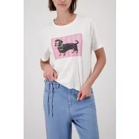 Monari Rundhalsshirt mit Frontprint