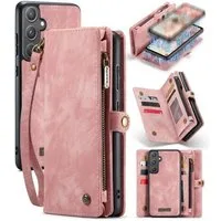 CaseMe Handyhülle Caseme Samsung Hülle mit Zipper 2in1 Samsung A57 5G-Rosa
