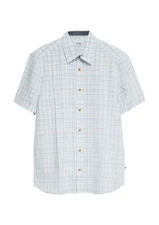 s.Oliver - Hemd blau/mehrfarbig - Gr. - L