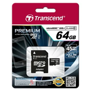 Transcend TS64GUSDU1 | ts64gusdu1 | Flash-Speicherkarte