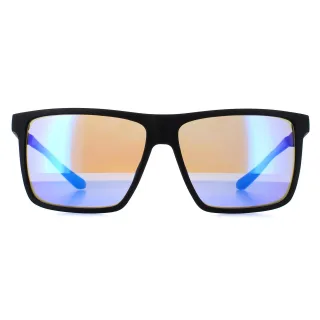 Dragon Rectangle Mens Matte Black Lumalens Blue Ionized Sparrow