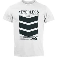 Neverless Print-Shirt Herren T-Shirt Techwear Trend Motive Japanese Streetstyle Military mit Print