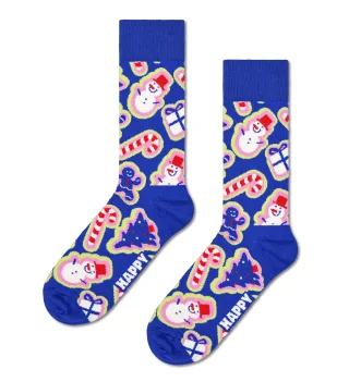 happy socks - Christmas Stuff Sock Blau - Gr. - 40