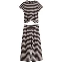 Next Wickelshirt Wickeloberteil und weite Hose im Set (2-tlg)