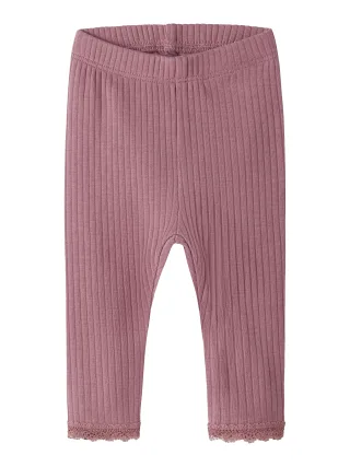 NAME IT - NBFHALLIE LEGGING Mesa Rose - Gr. - 68