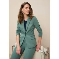Tamaris Kurzblazer mit figurbetonter Passform in Trendfarben - mit passender Hose