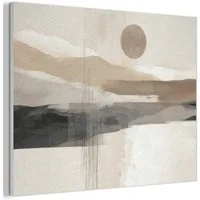 MuchoWow Gemälde Minimalistisch - Landschaft - Dimension, Fotodruck (1 St), Akustikpaneele PET-Filz, Akustikbild, Schalldämmung, Deko 40x30 cm