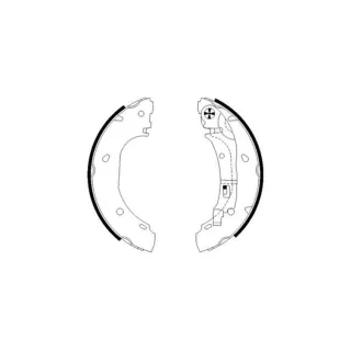 Textar Bremsbacken hinten Citroen Fiat Peugeot 91060900