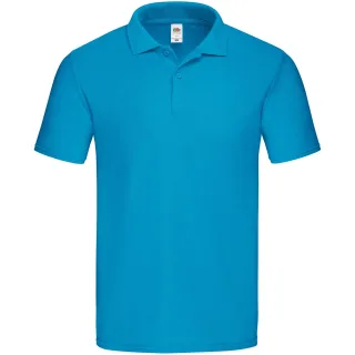 Fruit of the Loom Herren Original Pique Polo Shirt (Azurblau)
