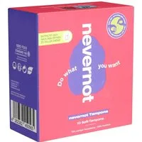 nevernot Tampons Soft-Tampons, 10-St., aus super weichem Schaumstoff, mit optionalem Faden