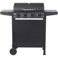 El Fuego Gasgrill San Jose 4 Brenner, mit gusseisernem Grillrost