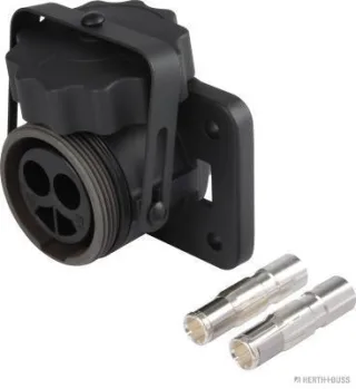 HERTH&BUSS Steckdose, 2-polig, 24 V schwarz - 51305107