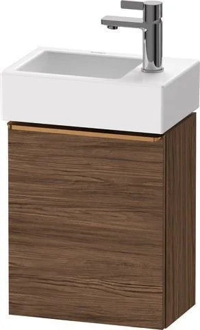 Duravit D-Neo Waschtischunterbau wandhängend Nussbaum dunkel Matt 364x222x440 mm - DE4218R04210000 DE4218R04210000