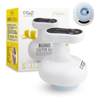 MAGNUS SCULPTOR 3IN1, ANTI-CELLULITE-MASSAGEGERÄT MIT VAKUUM, THERMOTHERAPIE UND MAGNETTHERAPIE