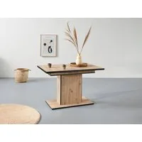 HELA Esstisch Ariana, Tisch, Küchentisch, Auszugstisch, durch innenliegende Einlegeplatten ausziehbar 120-160 cm