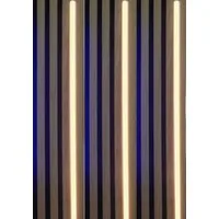 XENON LED Dekolicht 3529 LED Leuchte Akustik Paneel 4x50cm Netzteil Warm Weiß, Xenon / Warm Weiß