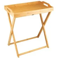 bremermann Tabletttisch aus Bambus, zusammenklappbar (1-St), zusammenklappbar