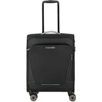 travelite Handgepäck-Trolley JETPACK Multi Light 4 Cabin, konzipiert für Condor & Ryanair, 4 Rollen, Weichgepäck-Koffer Handgepäck für die meisten gängigen Airlines