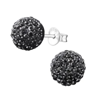 Kugel Ohrringe aus 925 Silber