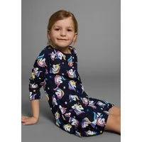 KIDSWORLD Jerseykleid für kleine Mädchen festliche Anlässe, kniefreie Länge, eleganter Stil