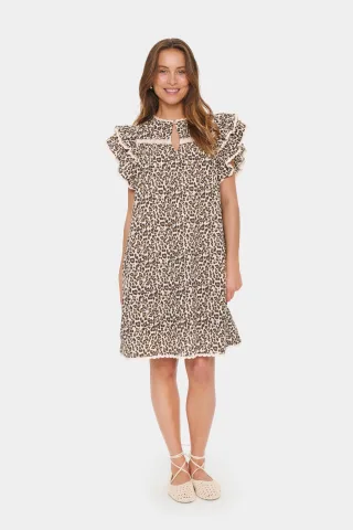 Kleid A-shape animal