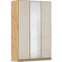 OTTO home Drehtürenschrank Kleiderschrank Kleiderschränke Schrank Garderobe AGORDO mit Glasfront (in zwei Griff-Farben, Breiten 91-405 cm) durchdachte Innenausstattung, in 8 Breiten und 2 Höhen MADE IN GERMANY