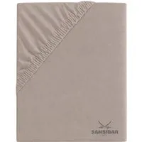Sansibar Sylt Spannbettlaken Premium Topper-Spannbetttuch, Sansibar, Topperbezug, Gummizug: hochwertiges Rundumgummi, Matratzenbezug bis zu 15 cm Steghöhe, dicker Stoff, faltenfreier Sitz