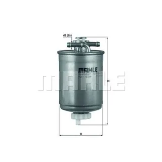 Mahle Kraftstofffilter Seat Cordoba Ibiza Inca VW Caddy Polo 1,9