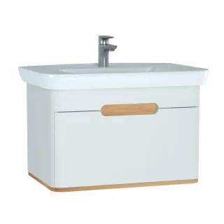 Vitra Sento Set 78 cm, 1 Lade, Weiß Matt, 60813 60813