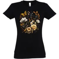 Youth Designz Print-Shirt Flowers Botanic Damen T-Shirt mit modischem Frontprint