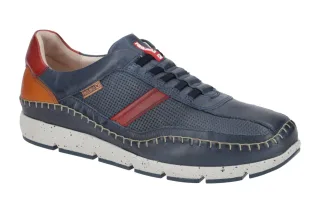 Pikolinos M4U-6046C1 blue FUENCARRAL Slipper Herrenschuhe Echtleder Gummi Lau...