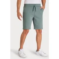 John Devin Sweatshorts - kurze Hose aus innen angerauter Sweatware mit breiter Kordel und seitlichen Taschen