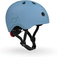 Scoot and Ride Kinderhelm Steel S, 51 - 55 cm, Schutzhelm Fahrradhelm safety Helm