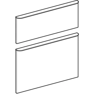 Geberit Schubladenfronten (2 St.) mit Griffe 244351001