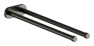 Damixa Handtuchhalter doppelt 400mm, Graphit PVD, 483425500 483425500