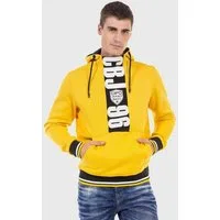 Cipo & Baxx Kapuzenpullover Sweatshirts (1-tlg) mit Markenprint