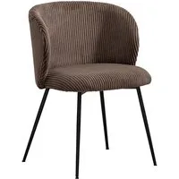 KAWOLA Esszimmerstuhl LENA Bequemer Polsterstuhl - Moderner Designstuhl (1 St), Cordbezug. Stahlbeine. Bequemer Sitz. Modernes Design.