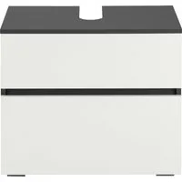 Home affaire Waschbeckenunterschrank Wisla Siphonausschnitt, Push-to-open-Funktion, Breite 60cm, Höhe 55 cm